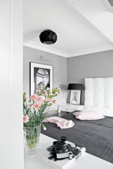 Gray Color Combinations and Accent Hues for Modern Bedroom Designs