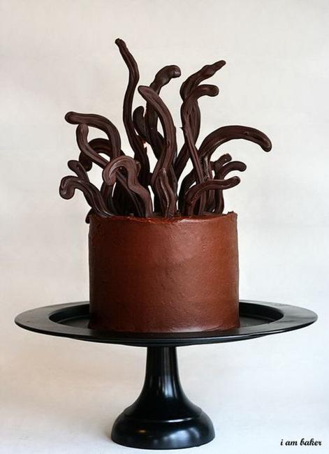 chocolate halloween cake