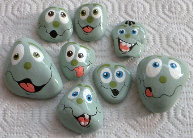 Rock Painting Designs for Gifts and Home Decorations, Halloween Ideas