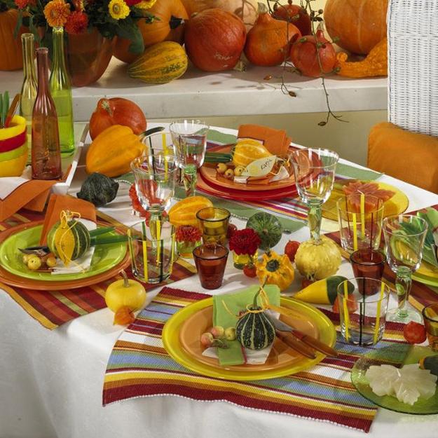 fall holiday tables