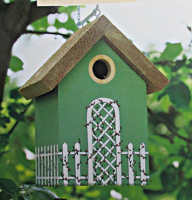 Colorful Painting Ideas for Handmade Birdhouses, Fun Yard 