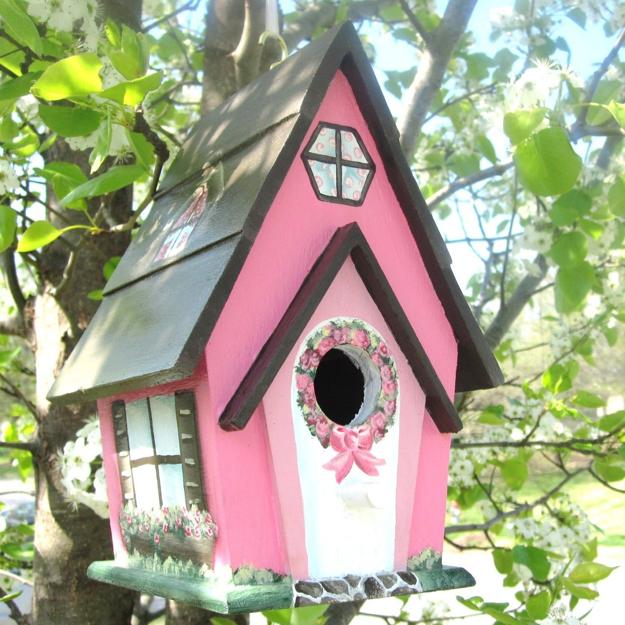 Colorful Painting Ideas for Handmade Birdhouses, Fun Yard ...