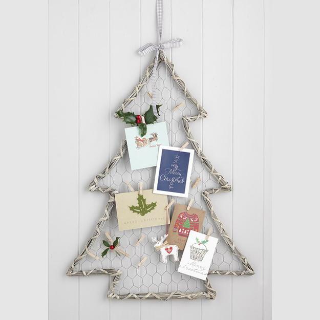 alternative christmas trees for wall decoration