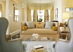Yellow Colors in Modern Living Room Designs
