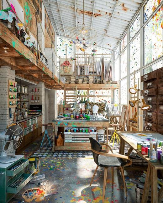 Art Studio Ideas, How to Design Beautiful Small Spaces Expanding