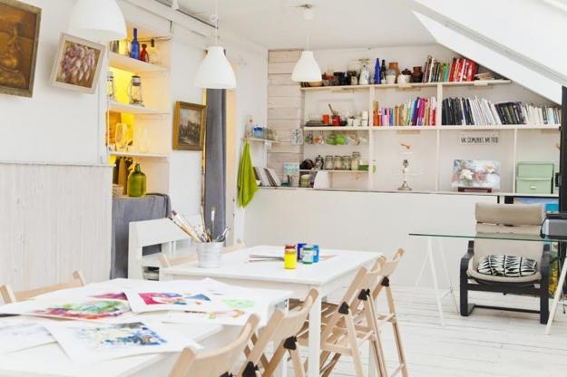 Art Studio Ideas, How to Design Beautiful Small Spaces Expanding