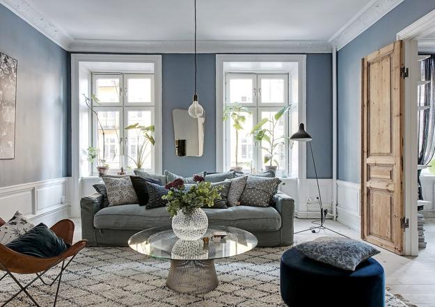 Modern Grayish Blue And Matching Color Combinations