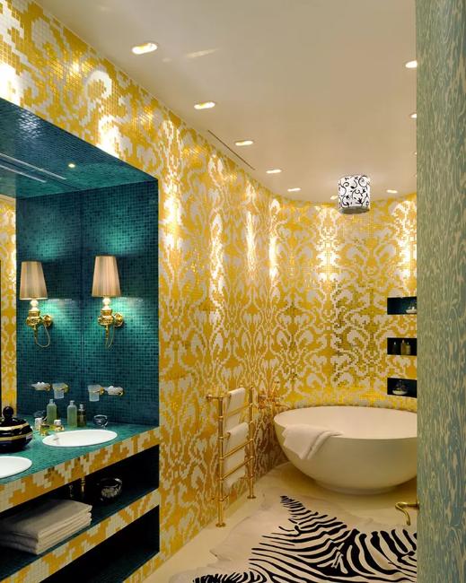 Bright Mosaic Tile Designs, Modern Bathroom Design Trends 2020