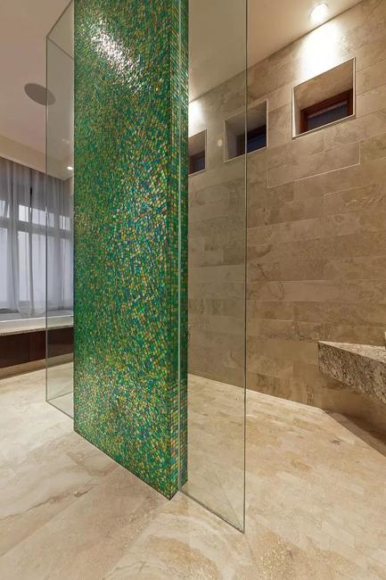 green glass tile