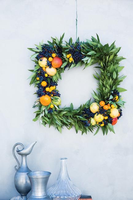 square wreath design