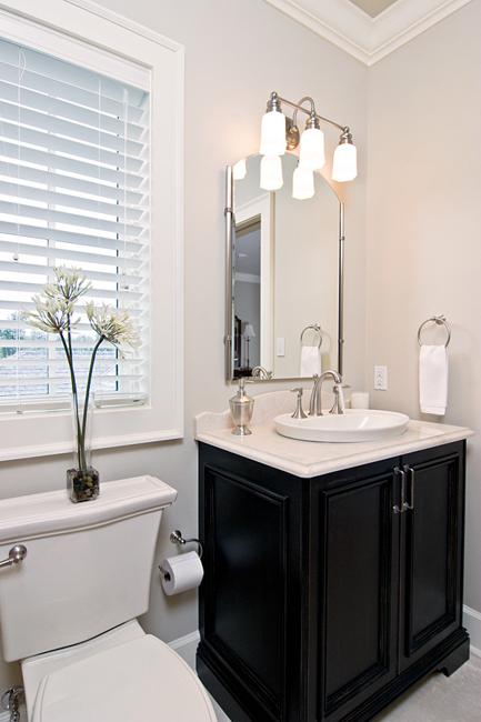 Neutral Colors and Vibrant Accents, Small Bathroom Remodeling Ideas