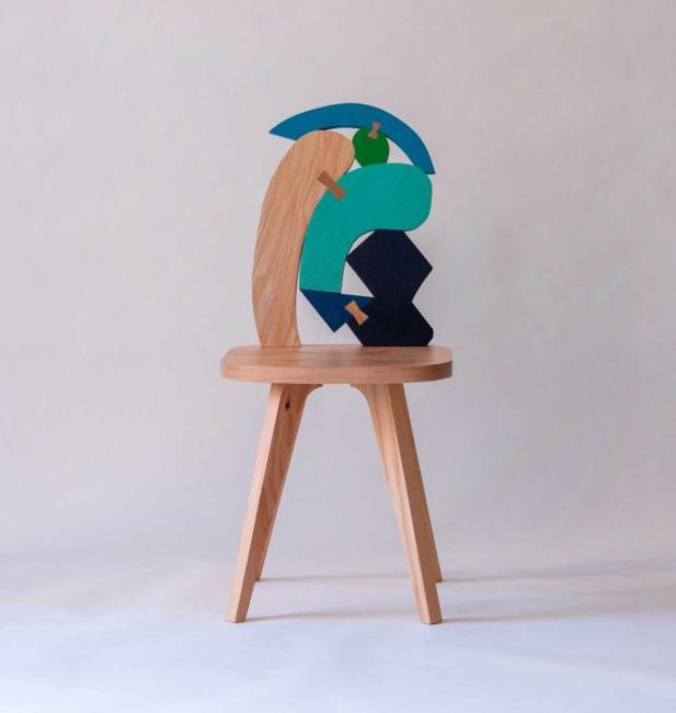 sculptured modern chair