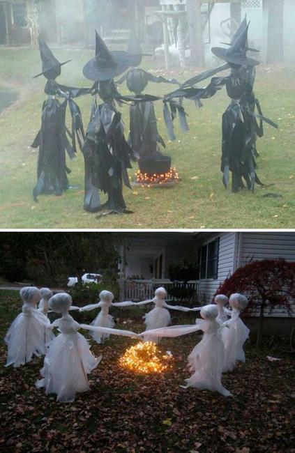 Creative Family-Friendly Halloween Ideas, Themed Yard Decorations