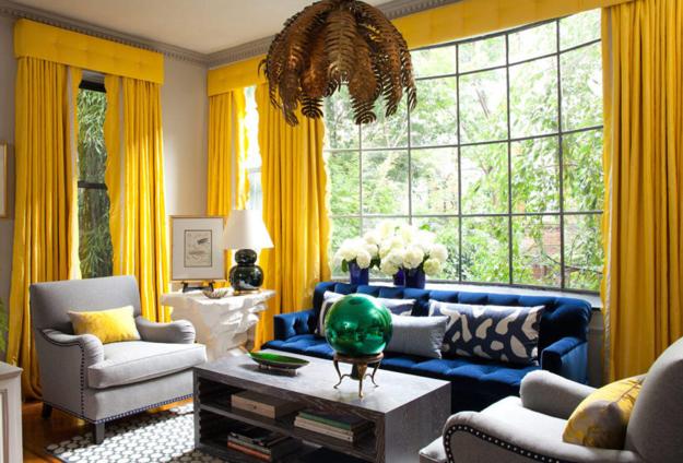 Modern Colors for Living Room Designs Offer Blends of Vibrant and