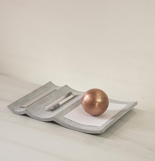 Concrete Desk Organizers That Explore Stylish Design Material