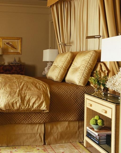 Warm Yellow and Beige Bedroom Colors, Modern Ideas in Color Design