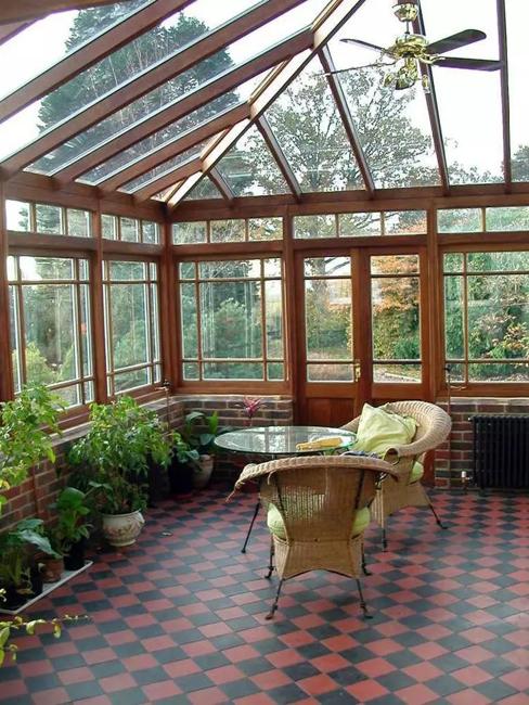 Outdoor Seating Areas in Beautiful Sun Rooms and Outdoor Seating Areas in Beautiful Sun Rooms and