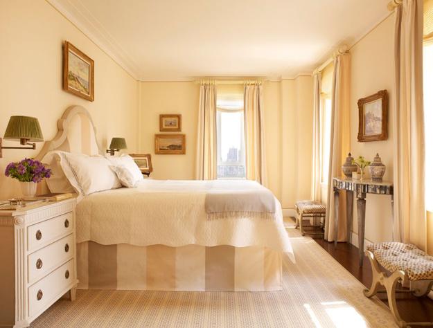 Warm Yellow and Beige Bedroom Colors, Modern Ideas in Color Design