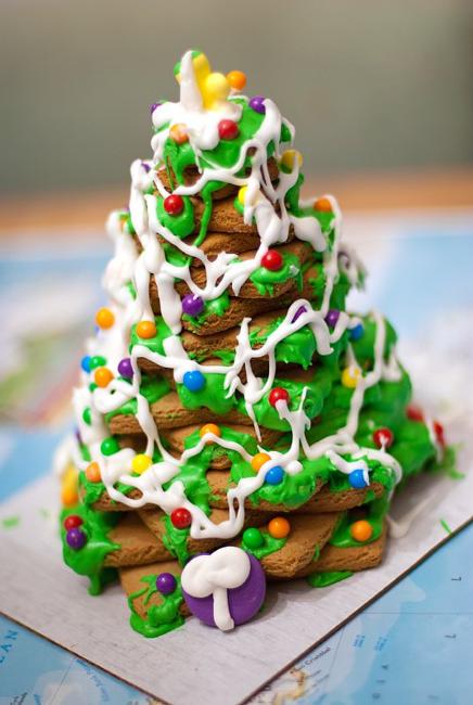 edible decorations christmas tree cookies