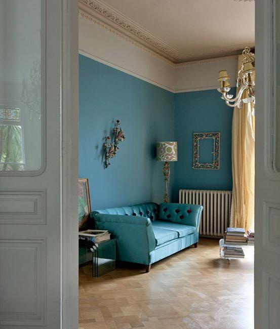 Classic Interior Design in Blue, Redefining the Elegance Through Modern