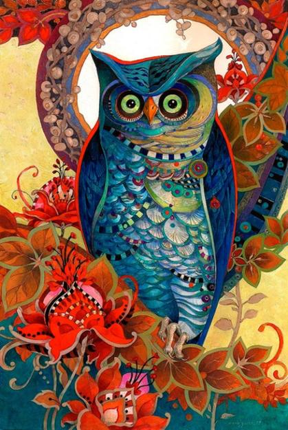 colorful owl