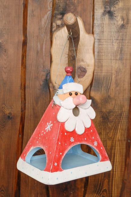 santa bird feeder