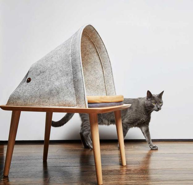 modern cat bed