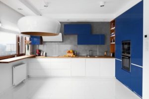 Blue Kitchen Colors, Modern Interior Trends in Interior Colors