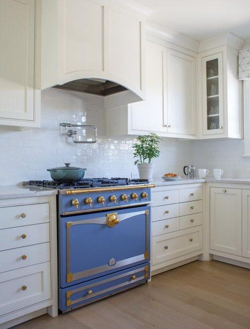 Blue Kitchen Colors, Modern Interior Trends in Interior Colors
