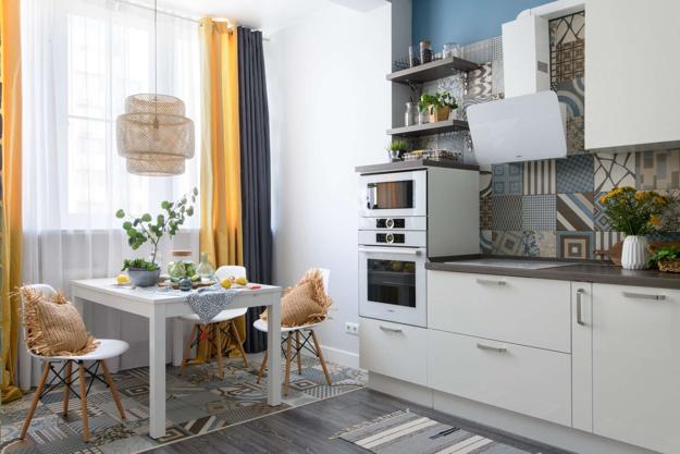 Blue Kitchen Colors, Modern Interior Trends in Interior Colors