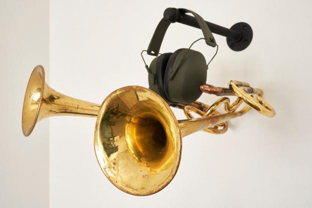 brass horn art