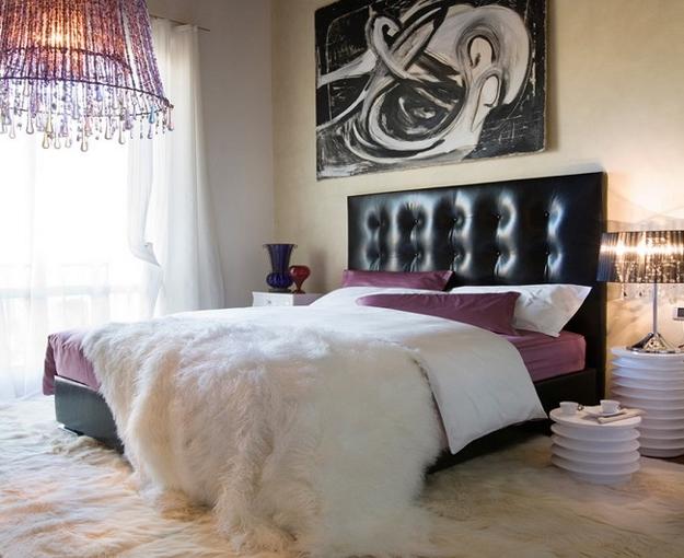 bedroom throw fur