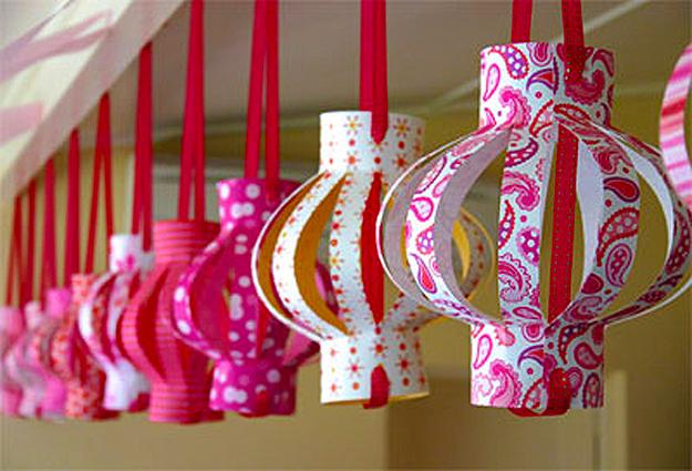 Paper Crafts, Chinese Lanterns for Good Feng Shui and Festive Holiday