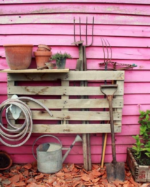 wood pallet organizer