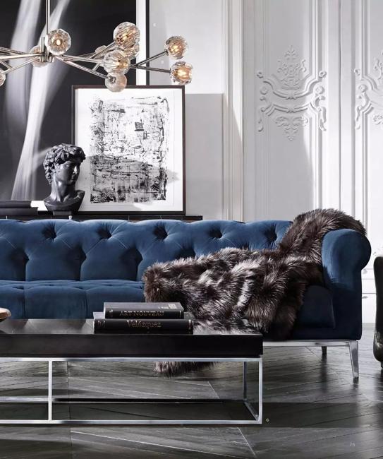sofa throw fur