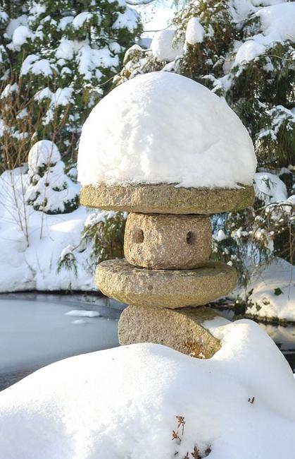 stone garden sculpture