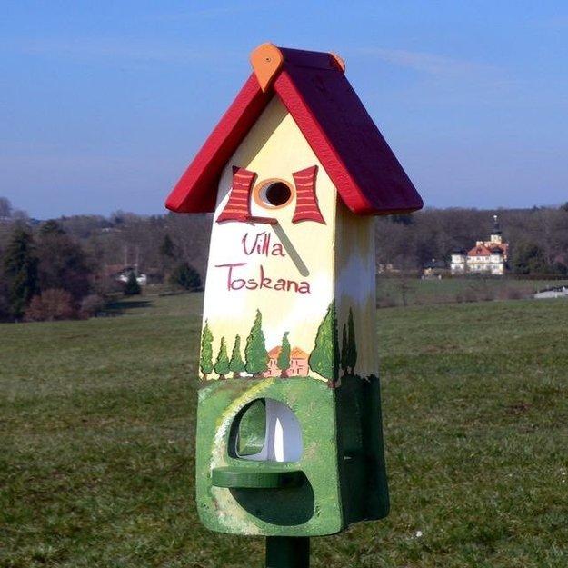 colorful painting ideas birdhouse