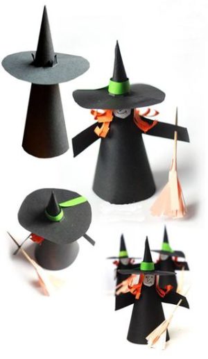 Paper Craft Ideas for Kids Friendly Halloween Decorating
