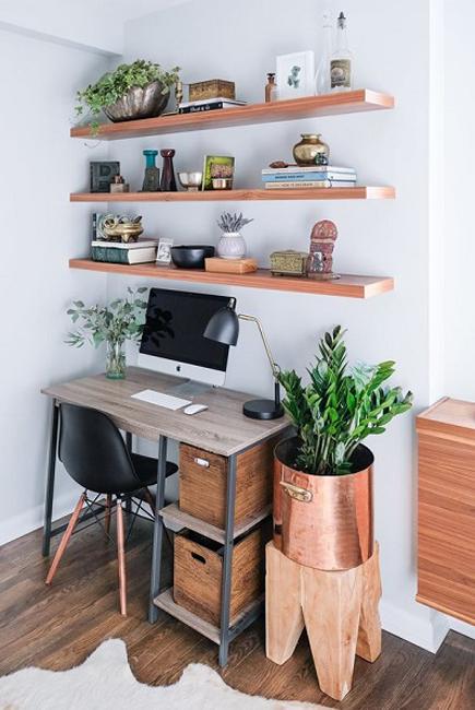 small home office shelves