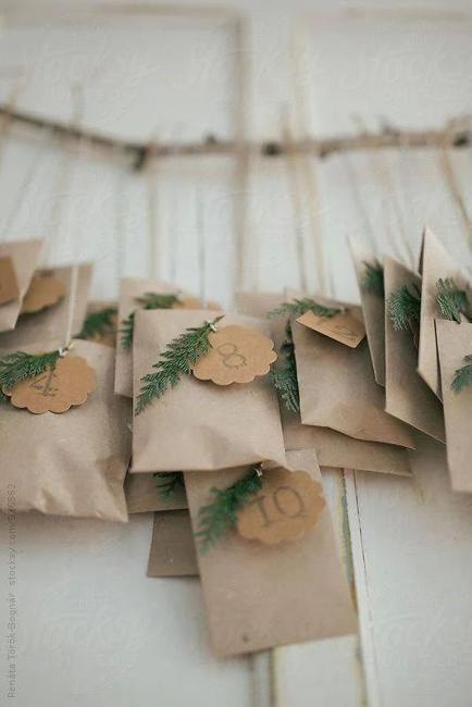 twig advent calendar crafts