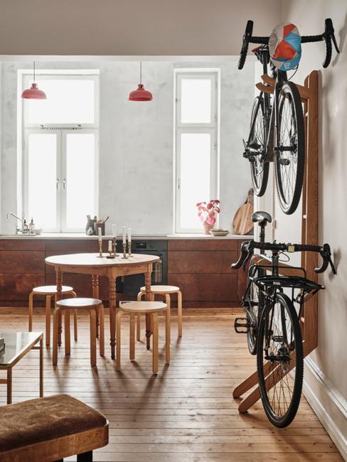 two bike wall storage