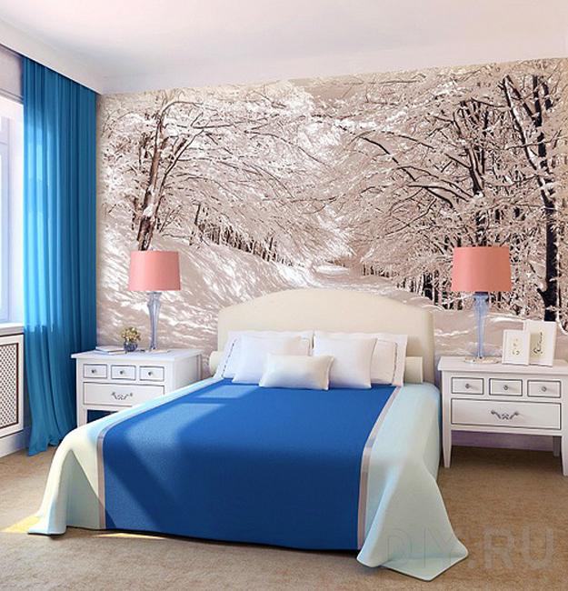 Ideas for Decorating with Nature Inspired, Modern Bedroom Wallpaper