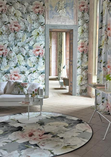 floral wallpaper textiles