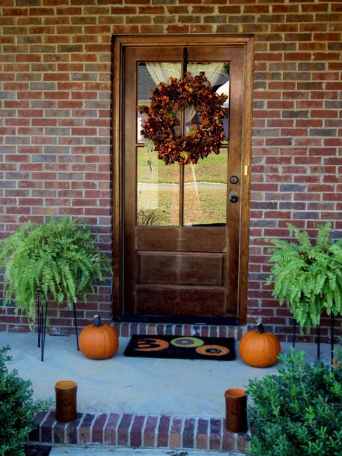 Fall Decorating Ideas for Your Front Door, Steps, Outdoor Landing