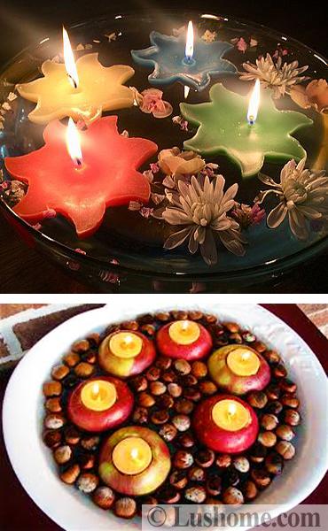 diy candles centerpieces fall decorating