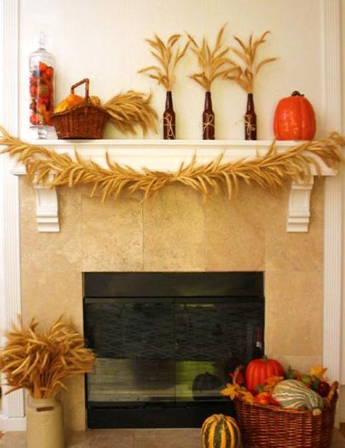 Fall Decorating Ideas, Garlands Giving Thanksgiving Touches to