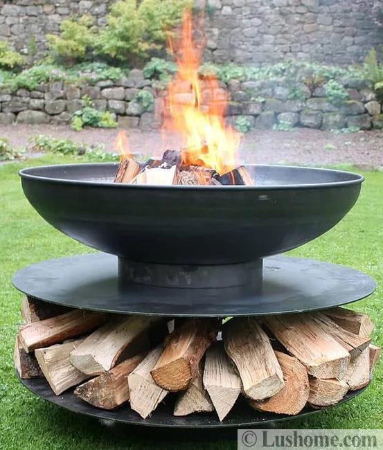 metal fire pit design