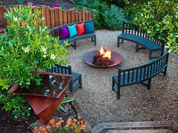 Fire Pits Creating Cozy Outdoor Seating Areas, Modern Backyard Ideas