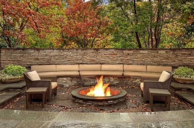 Fire Pits Creating Cozy Outdoor Seating Areas, Modern Backyard Ideas