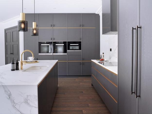 gray kitchen colors